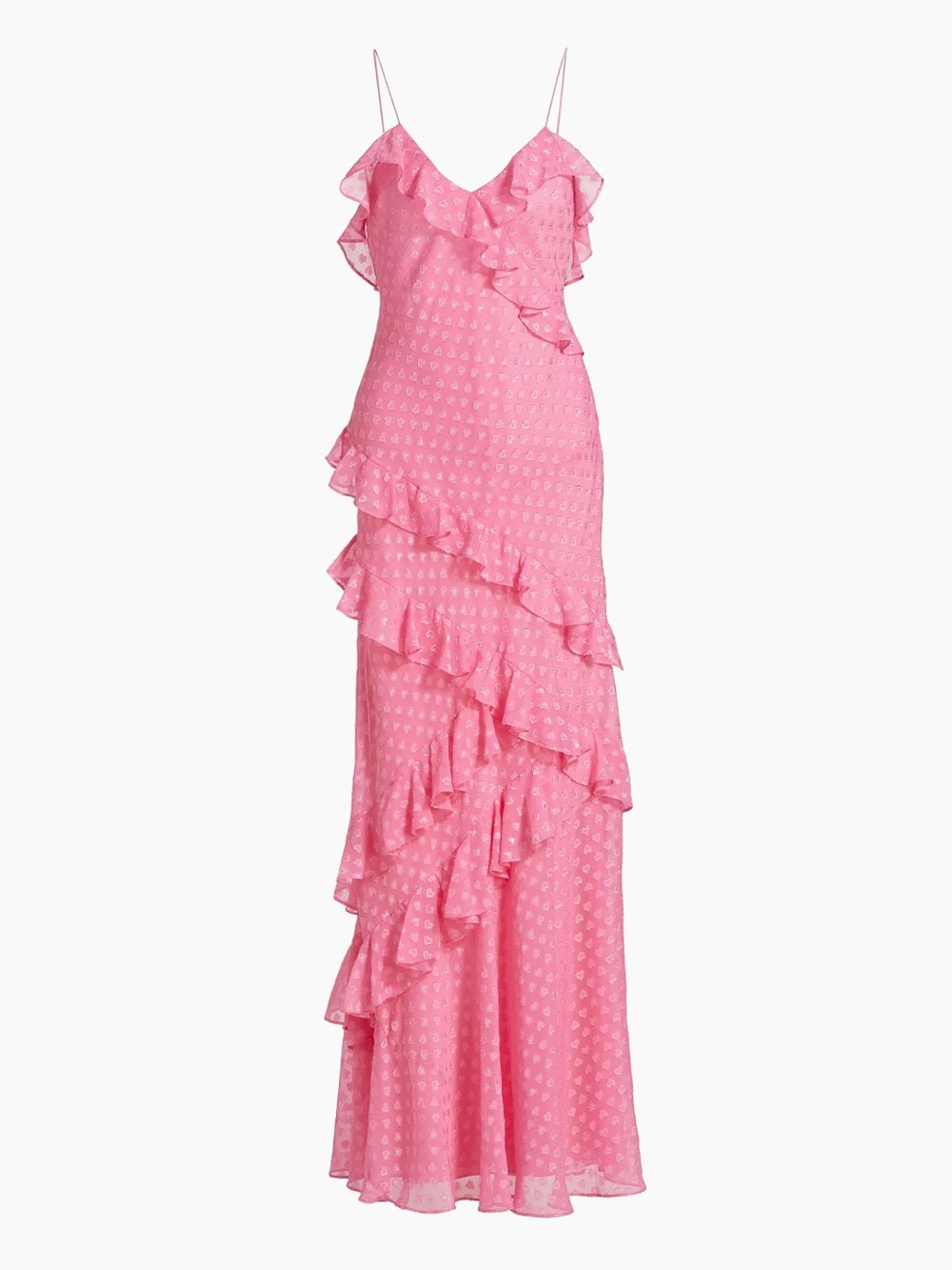 LoveShackFancy Rialto Maxi Dress in Carnation Hearts